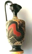 Greek pottery vase and pitcher replica