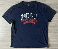 Polo Ralph Lauren Men’s Classic Fit RL 1967 Graphic Pony T-Shirt Tee Blue Large