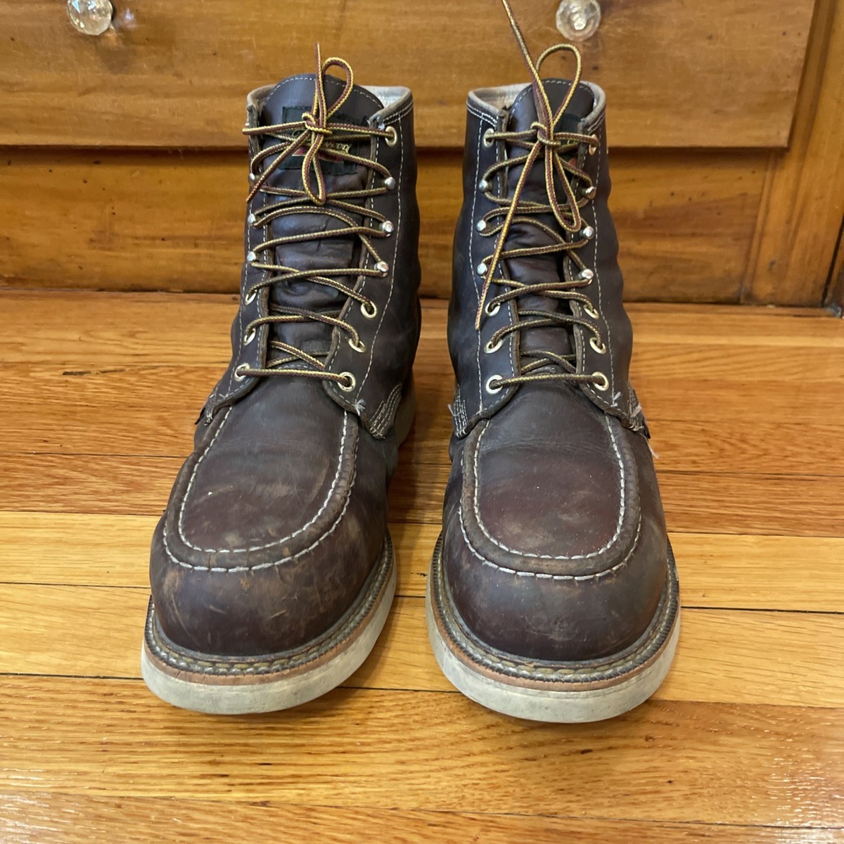 Thorogood Moc Toe 804-3600 Men's Size 11D Made IN USA | eBay
