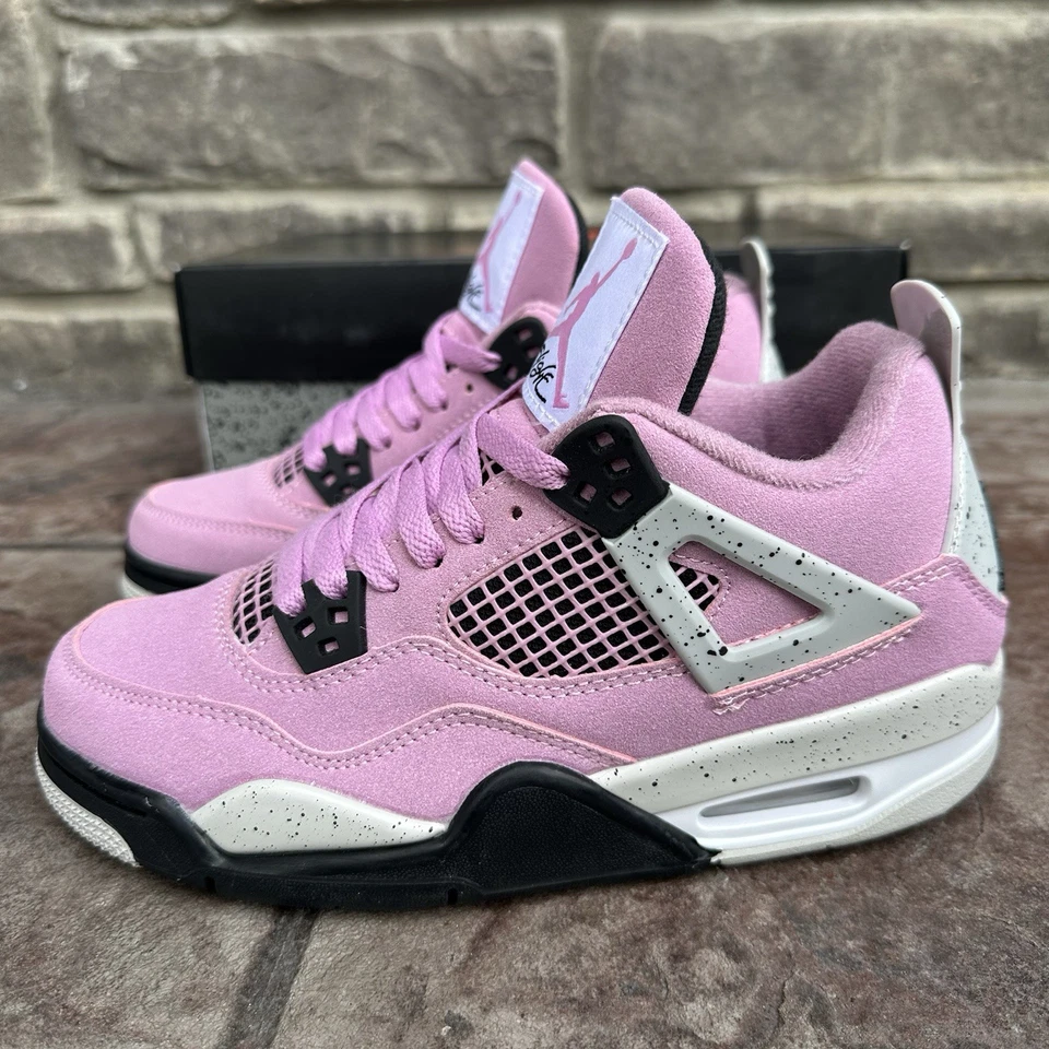 Air Jordan 4 Retro "Orchid" Pink AQ9129-501 Women's Size 7.5 - Image 2 of 4