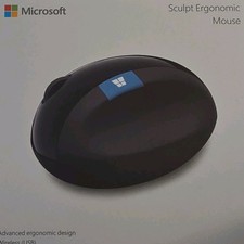Microsoft Sculpt Ergonomic Mouse Wireless USB Black BlueTrack Technology