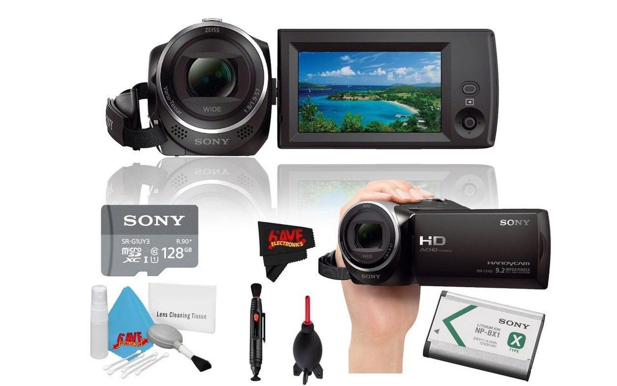 Sony HDR-CX405 Flash Memory Camcorder - Black (HDRCX405B Sony HDR-CX405 Flash Memory Camcorder - Black (HDRCX405B