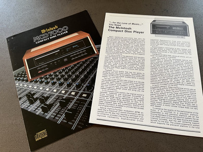 McIntosh MCD7000  Brochures (2)
