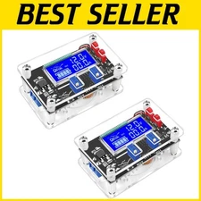 Adjustable Voltage Regulator 6V-32V with Protective Case & Over-Current Safety