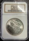 1885-O Morgan Silver Dollar $1 - NGC MS65 - Rare Old Fatty Holder
