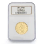 1882-O $10 Liberty Head Gold Eagle NGC Graded AU58 New Orleans Coin NR #C828-2