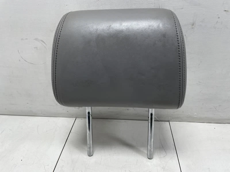 Volkswagen Touareg 2005 asiento delantero izquierdo reposacabezas cuero gris OEM+ Foto 4 de 4