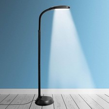Image of Natural Daylight LED Floor Lamp 12W Adjustable Brightness for Reading