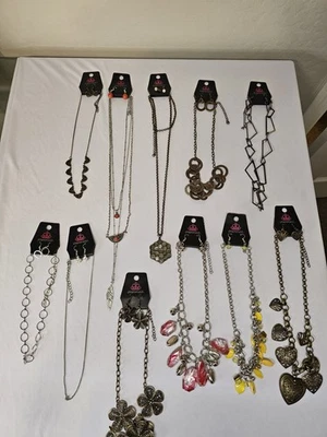 Paparazzi Jewelry Lot 11 Necklace & Earring Sets Statement Costume Fashion - Image 1 of 4