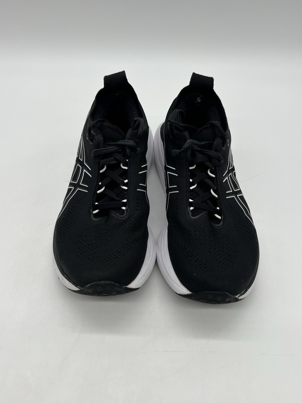 Asics Gel-Nimbus 25 Women's 9 Black White Mesh Running Sneakers Shoes. thumbnail 4