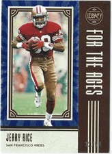 Jerry Rice 2020 Legacy For the Ages Blue #/50