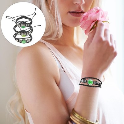 3 Pcs Geflochtenes Armband Handgelenkkette Armbänder Für Mädchen Seilarmband