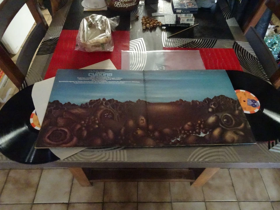 RARE "  DOUBLE 33 TR KLAUS SCHULZE " - CYBORG - 1976 - Photo 3/3