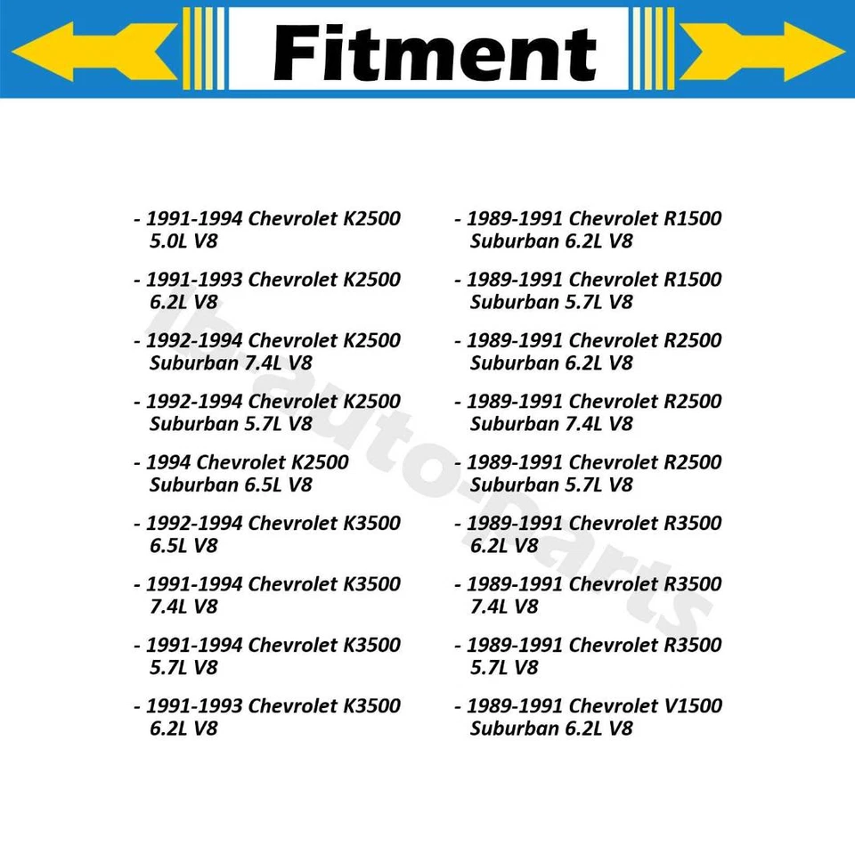 Kit de resistencia de motor soplador HVAC para Chevrolet Blazer 1988 1989 1990 1991 1992 Foto 4 de 4