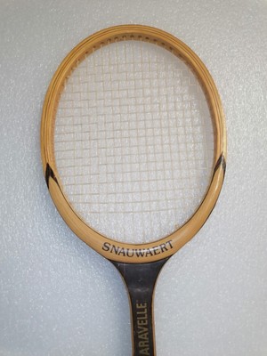 Raquette de tennis VINTAGE, en bois , de marque ... - Rakuten