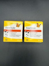 200 Freestyle Lite Blood Glucose Test Strips - 2 x 100ct - EXP: 07-2026 