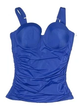 NWT Bare Necessities Women Blue Swimsuit Top 8