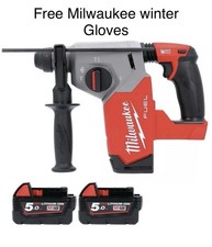 Milwaukee M18FH-0 18V Fuel 4-Mode SDS+ Brushless Hammer Drill With 2 X  5.0Ah 