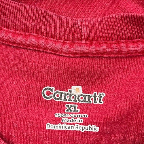 Carhartt Langarmshirt - XL Rot Baumwolle - Bild 3 von 7