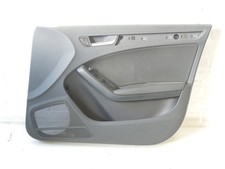 Audi A4 Allroad 8K B8 OS Right Front Door Card Black With Black Cloth Insert