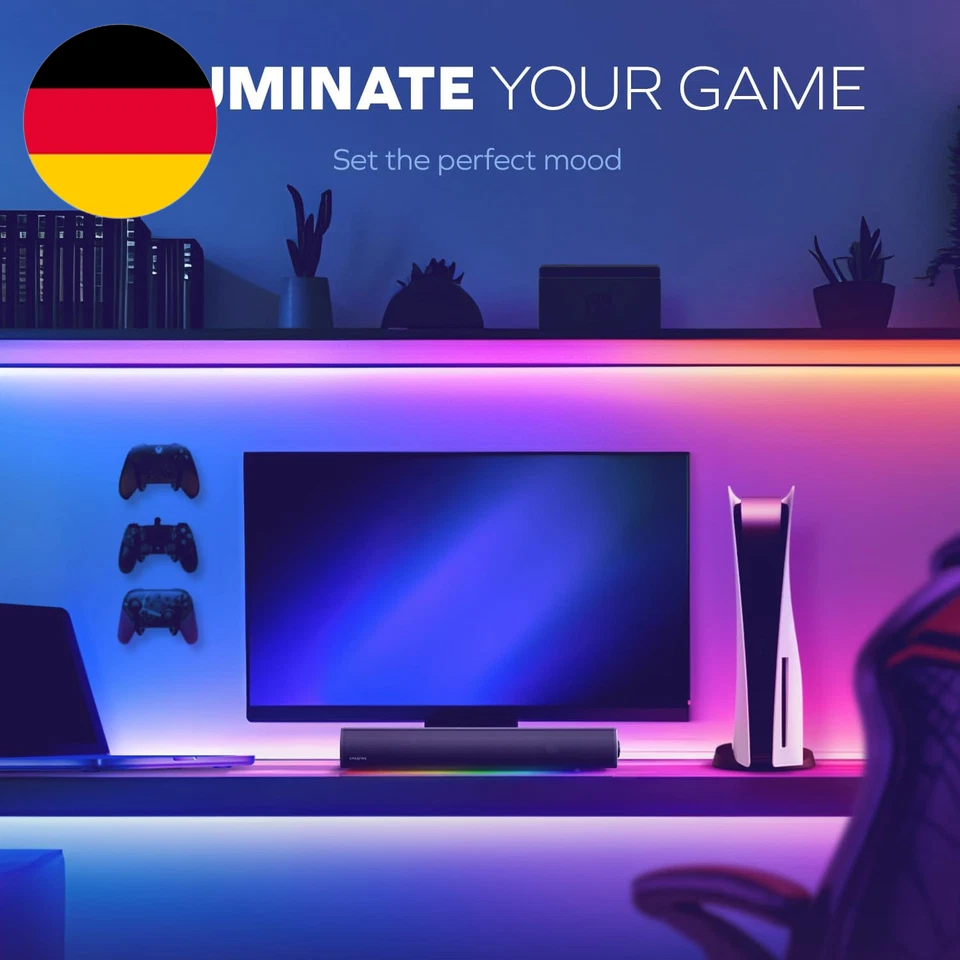 CREATIVE Sound Blaster GS5 RGB Gaming Soundbar Mit Superwide-Technologie, Stromv - Bild 2 von 4