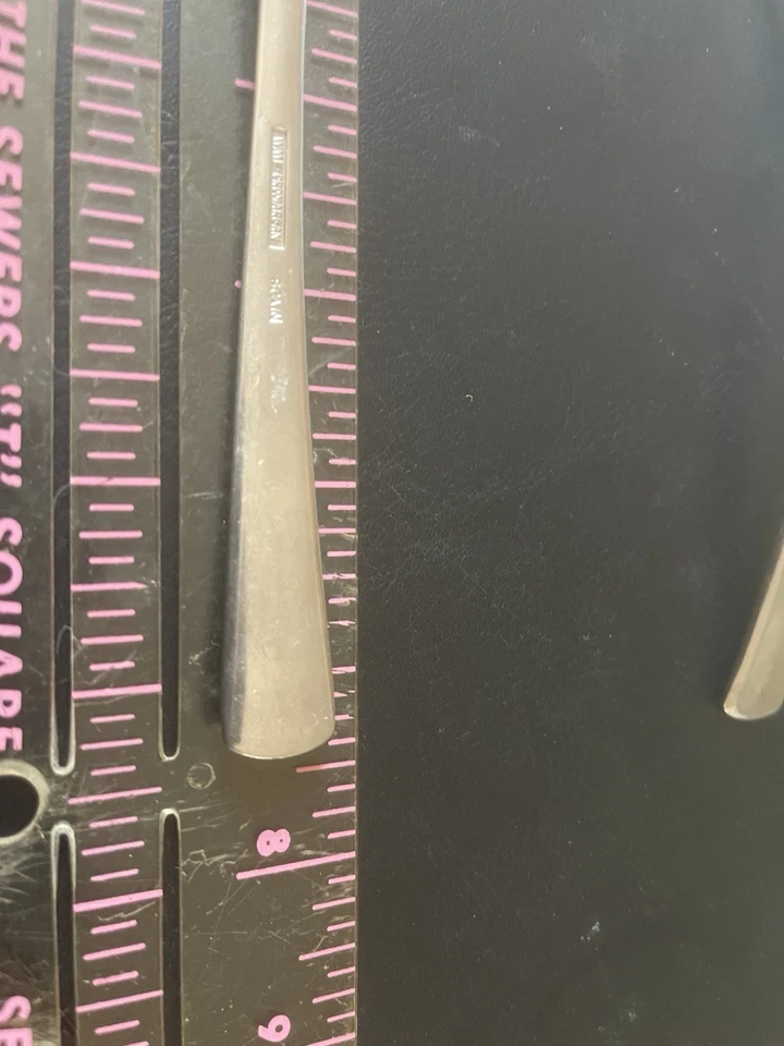 Colheres de sopa de talheres de aço inoxidável 5 peças WMF Cromargan Domus Brasília 7 3/8" MCM - Imagem 2 de 4