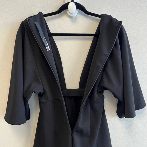 Aq/aq Aqaq Kella Plunge Black Playsuit Jumpsuit Strampler Damen US 0 UK 4 - Bild 8 von 14