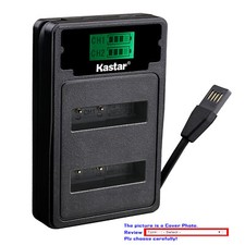 Kastar Battery LCD Dual Charger for Nikon EN-EL8 MH-62  Nikon Coolpix P1 Camera