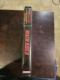 Mach Rider (Black Box) CASE ONLY Nintendo NES Bit Box. Great Condition