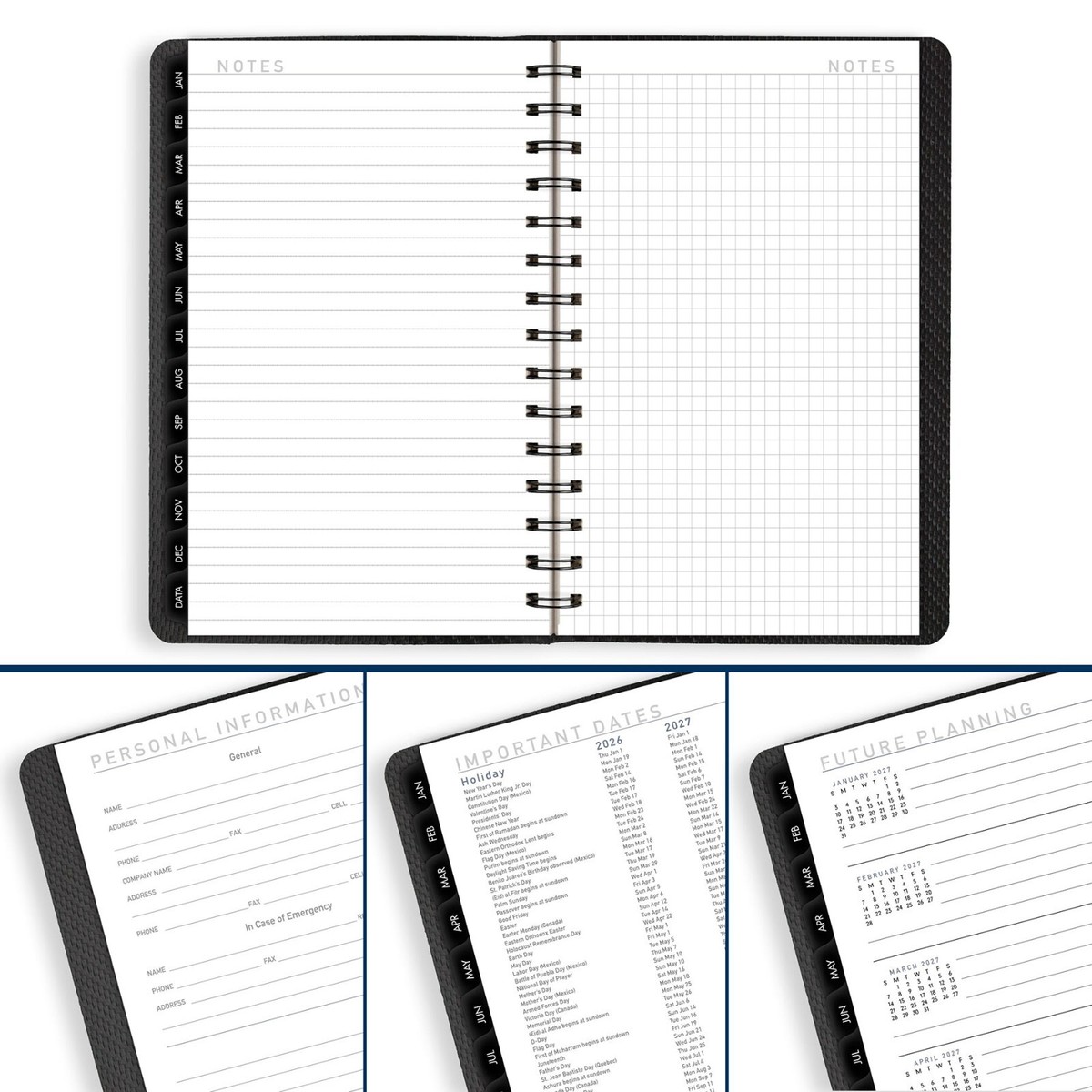 AT A GLANCE WeeklyMonthly Planner 8 12 X 11 30percent Recycled Henna January December 2017