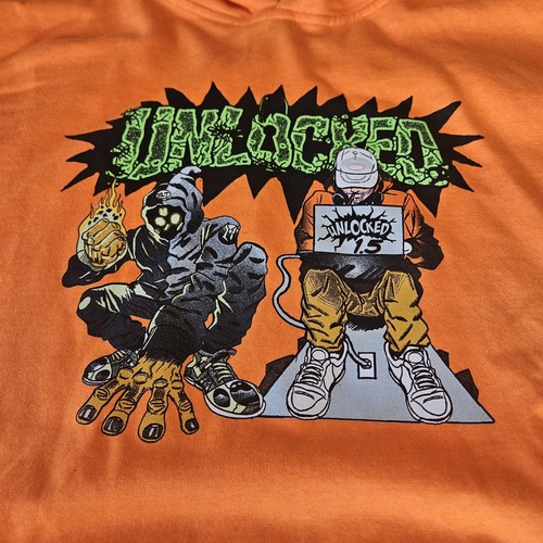Denzel Curry Unlocked Hoodie Men's XL Official - Foto 2 di 8