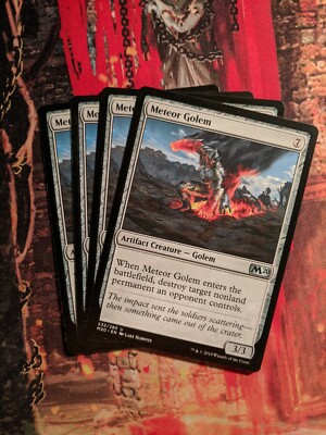MTG Card : (4x) Meteor Golem (Core Set 2020) 