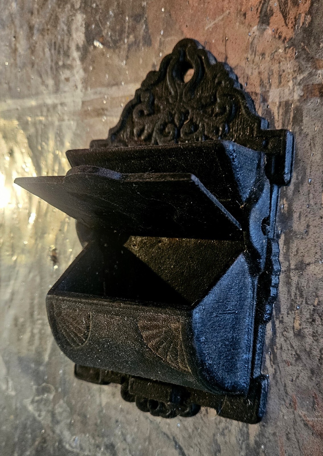 Antique Cast Iron Cupid Kissing Venus Match Holder eBay