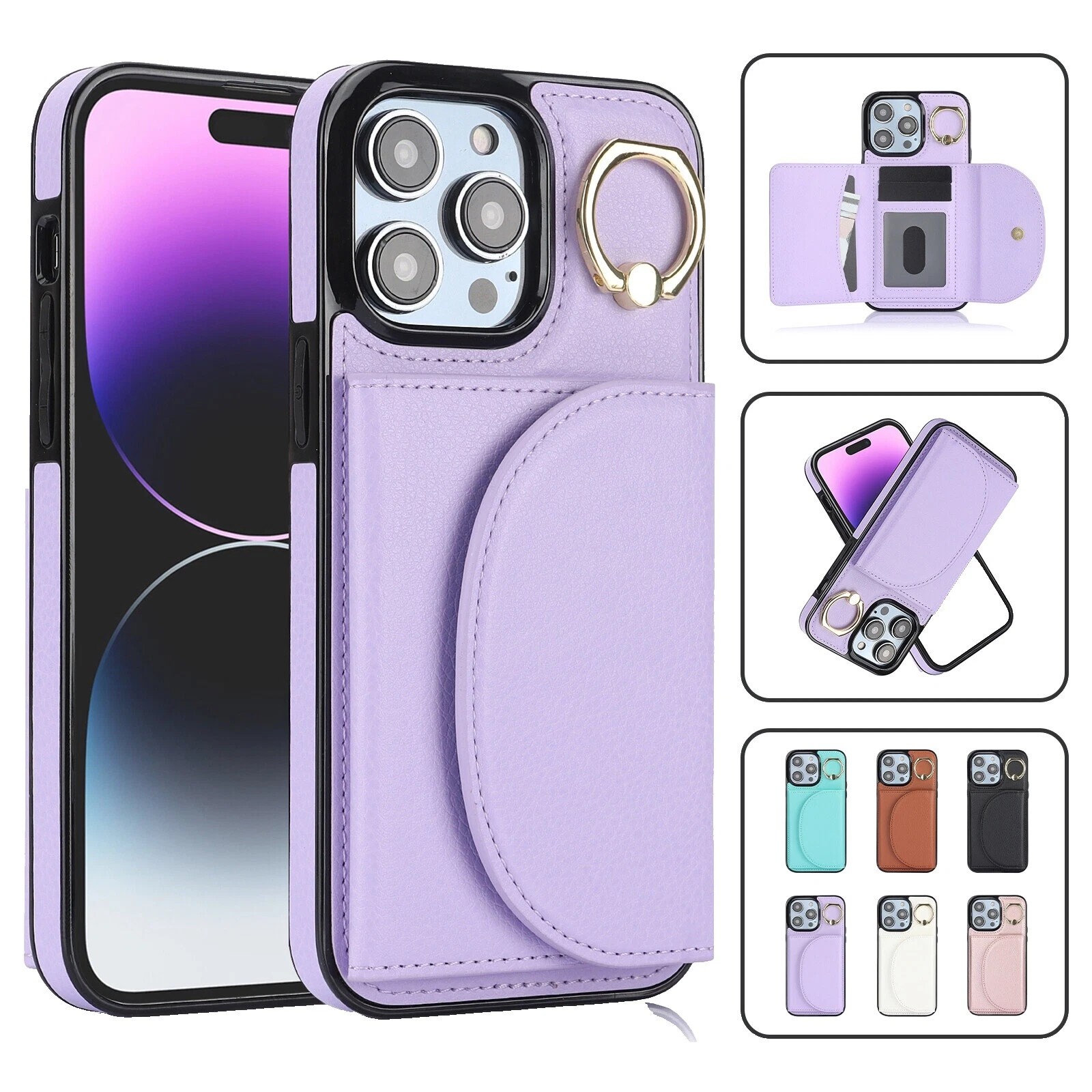 Cell Phone Wallet Cases for Apple iPhone XS