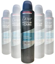 Dove Men+Care CLEAN COMFORT Antiperspirant Deodorant Body Spray 250ml Bundle
