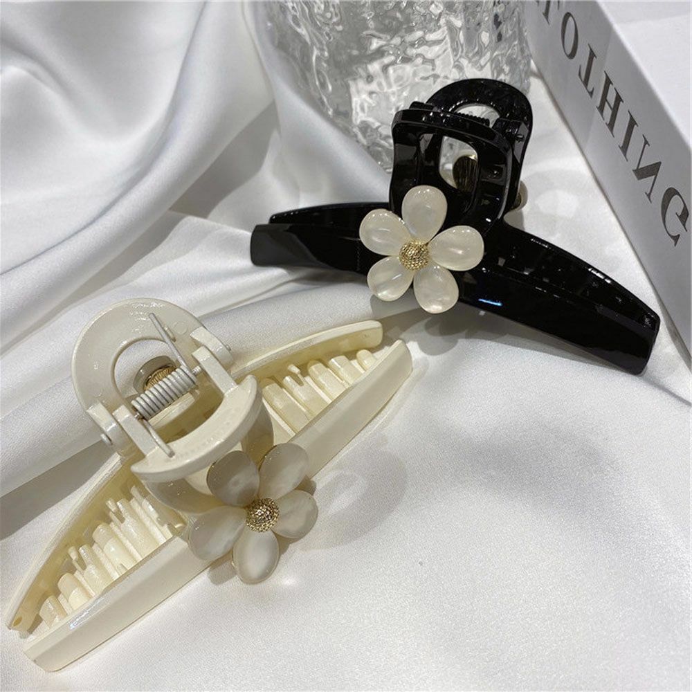 Barrette Large Size Flower Hair Clip Hair Claw Acrylic Hairpins Hair Ornaments