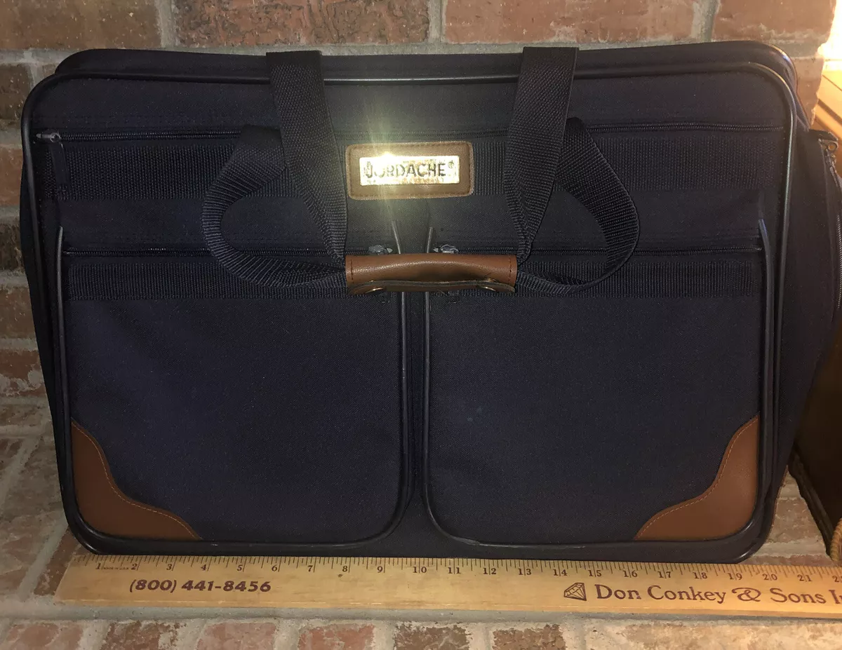 Navy blue travel bag top