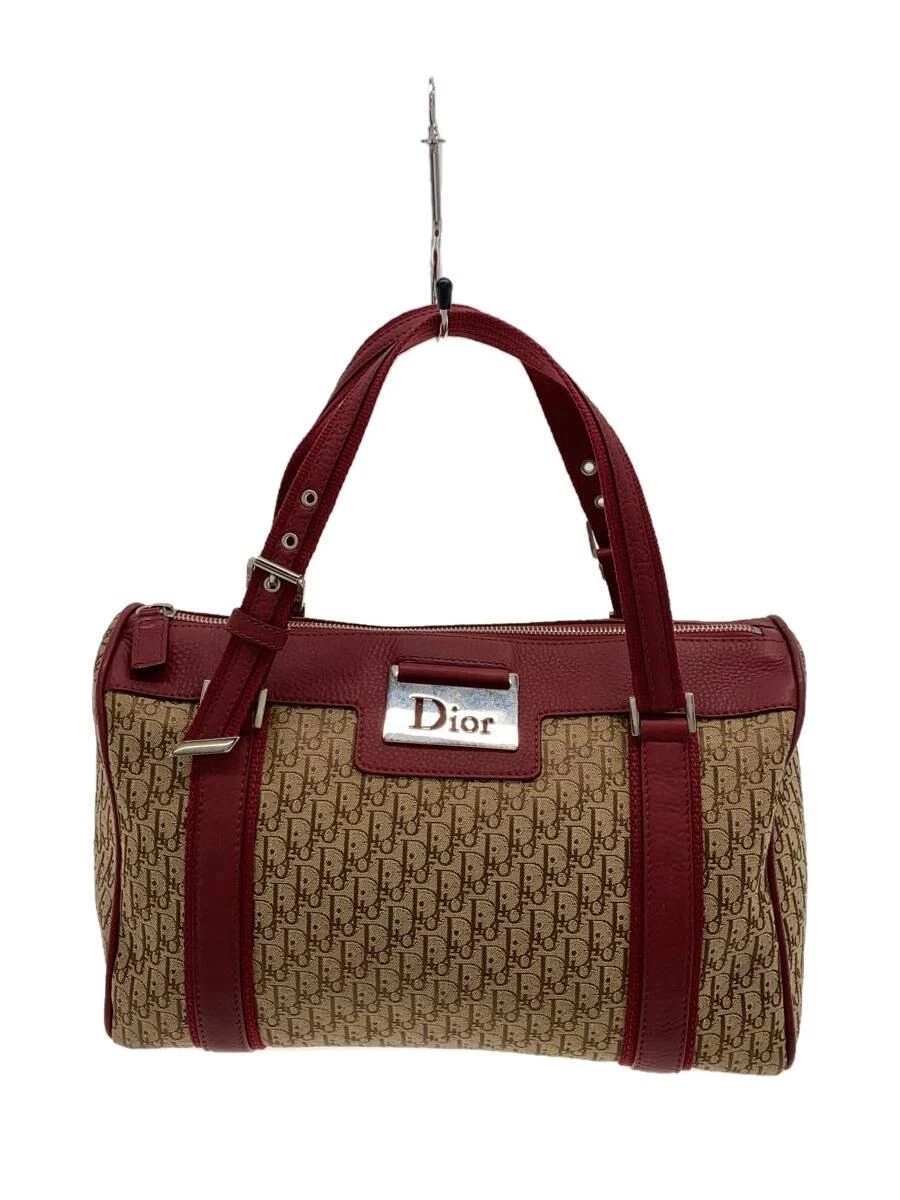 Sac cabas Christian Dior toile marron motif total occasion