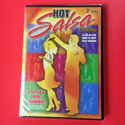 (2) disc DVD set - HOT SALSA LESSONS - 2 volumes BEGINNERS to ADVANCED - NEW