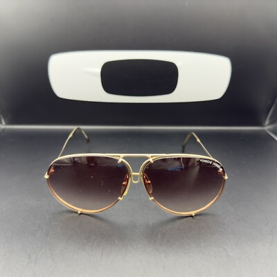 Vintage Porsche Design By Carrera 5621 46 Titan Large Dark Brown