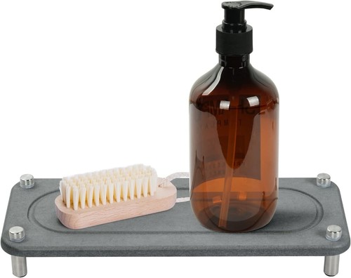Sink Caddy Dries, Home Instant Dry Kitchen Bathroom Sink Organizer Drak Gray
