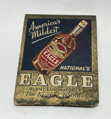 National's Eagle Blended Whiskey Matchbook