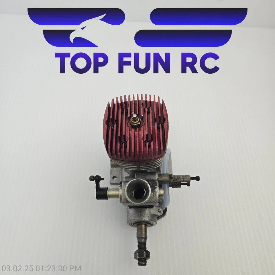 YS 91SR Helicopter Engine Made in Japan w/ Side Muffler - Image 4 of 4