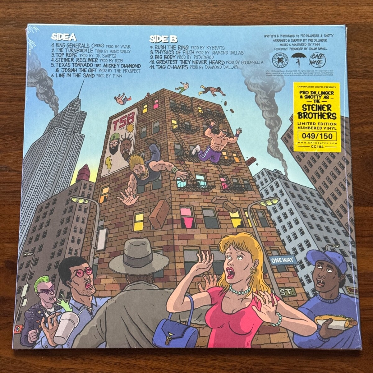 Pro Dillinger x Snotty – The Steiner Brothers - 🟡 Yellow LP Vinyl