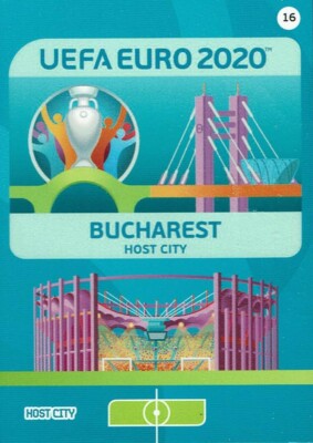 Panini Adrenalyn XL UEFA Euro EM 2020 Host City Nr. 16 Bucharest