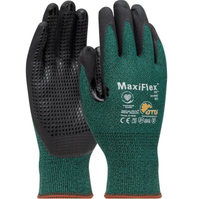 XL - Seamless Knit Engineered Yarn Glove-Premium Nitrile Coated 1 pr