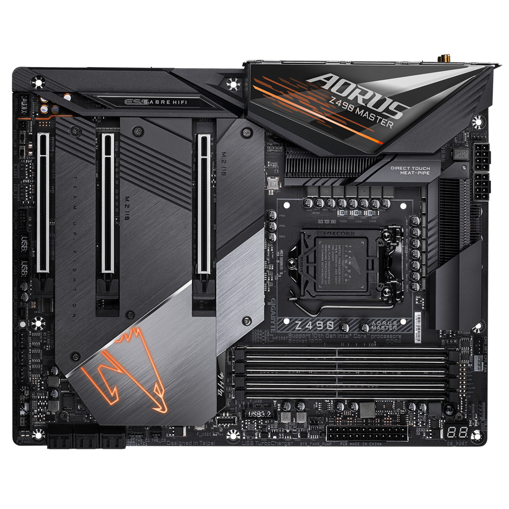 Gigabyte Z490 AORUS MASTER motherboard CPU socket LGA1200 Intel