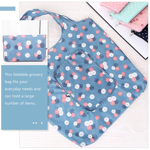 Waterproof Shopping Bags Travel Reusable Grocery Tote Foldable for - Picture 12 of 12