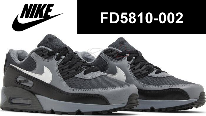 Nike Air Max 90 GORE-TEX Smoke Grey FD5810-002 Men's | eBay