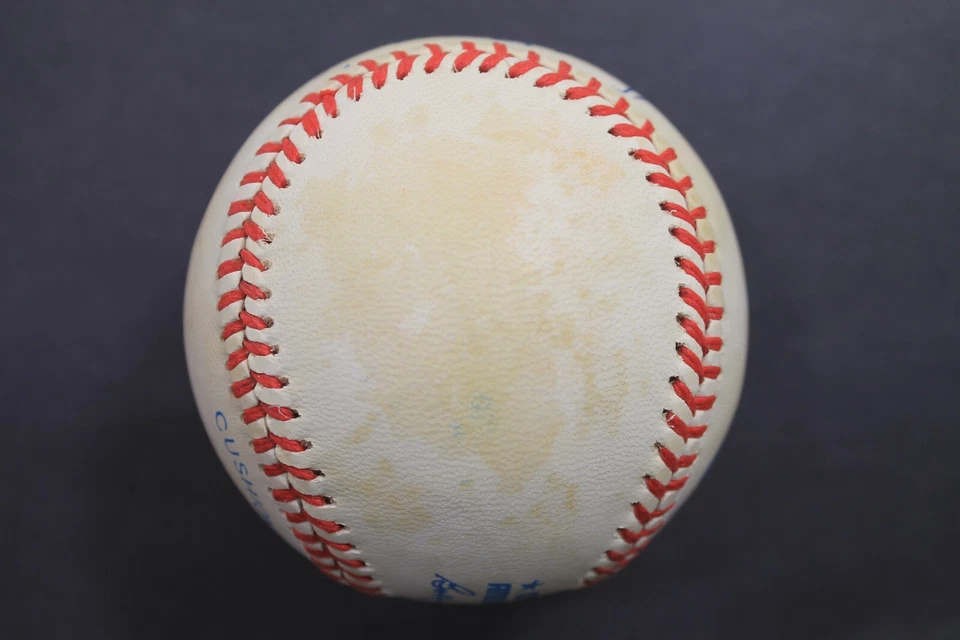 Ted Williams (d.2002) Boston Red Sox Signed Autographed OAL Brown Baseball PSA   - Image 3 of 4